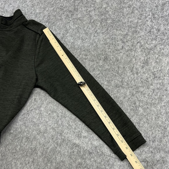 Carbon2cobalt Sweatshirt Mens XL Green Stretch Knit Henley Pullover Shirt Casual - Picture 13 of 16